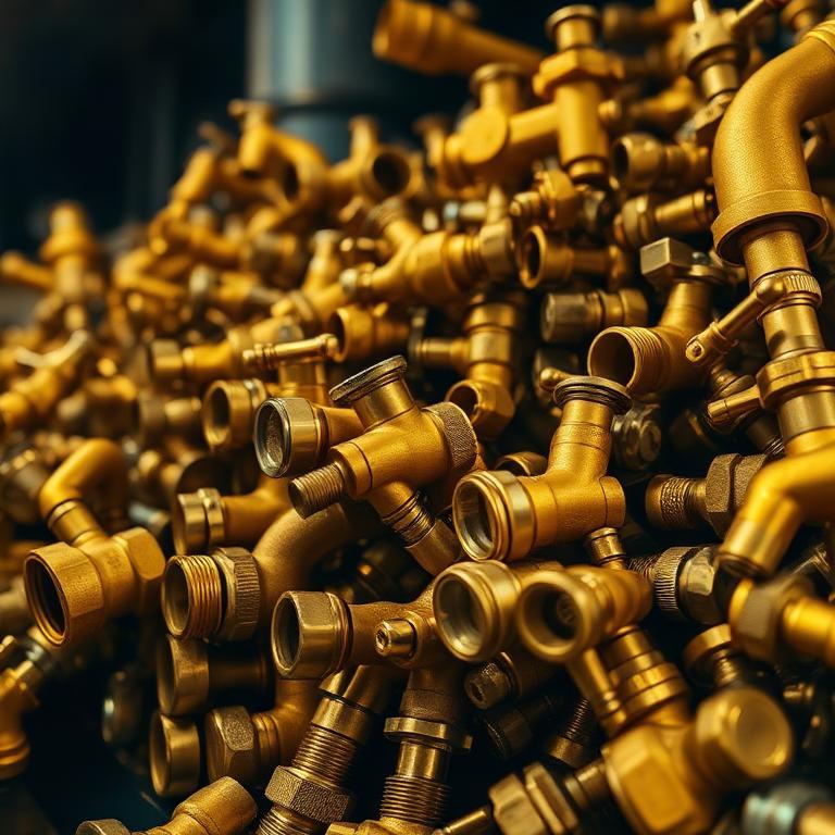 Sucata de latão para reciclagem industrial em Caxias do Sul